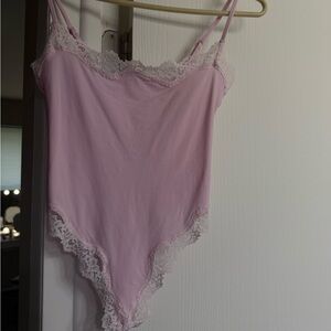 Skims cherry blossom lace bodysuit